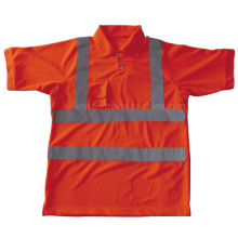 Hoch sichtbares Sicherheits-Polo-Shirt mit kurzem Ärmel (DFJ023)